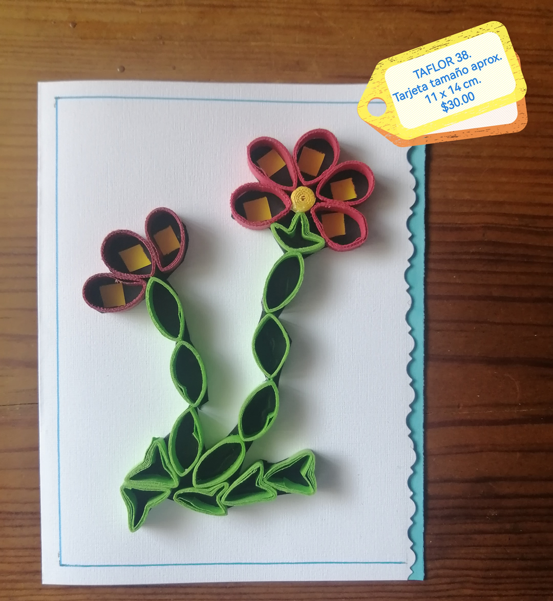 Tarjeta de flores